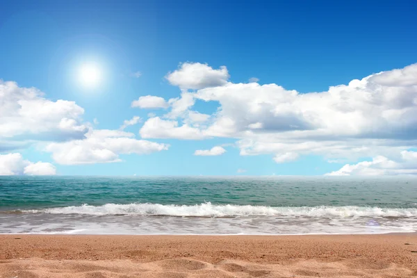 Spiaggia solare — Foto Stock