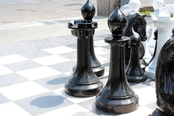 Outdoor chess — Stock Photo, Image