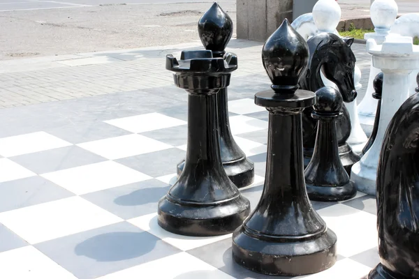 Outdoor chess — Stock Photo, Image