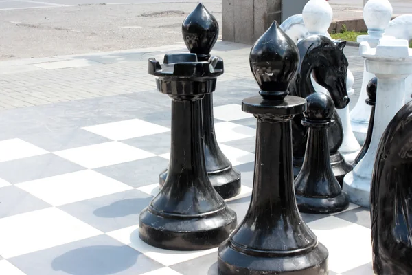 Outdoor chess — Stock Photo, Image