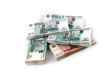 Russian paper money clipart