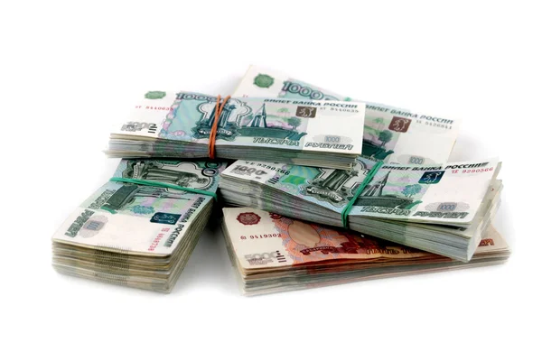 Dinheiro de papel russo — Fotografia de Stock