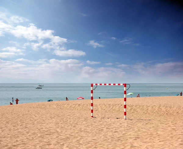 Solar sandy beach — Stock Photo, Image