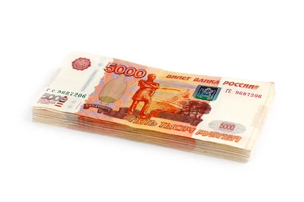 Papel moneda rusa —  Fotos de Stock