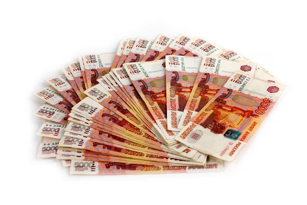 The Russian paper money — Stock Photo, Image