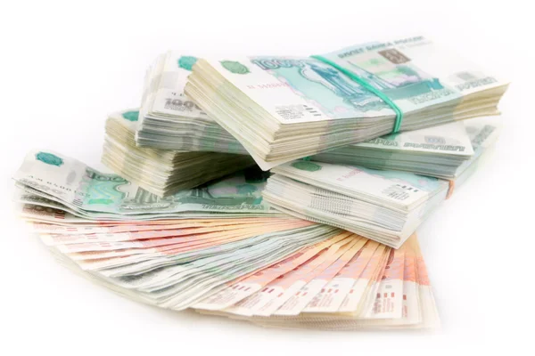 The Russian paper money — Stock Photo, Image