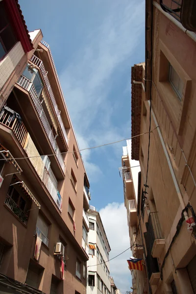 Muro e cielo — Foto Stock