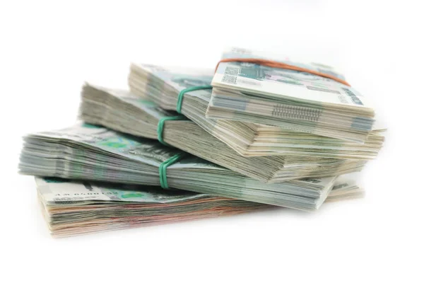 Ruské papírové peníze — Stock fotografie