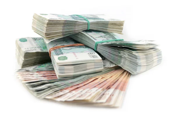 Russische papiergeld — Stockfoto
