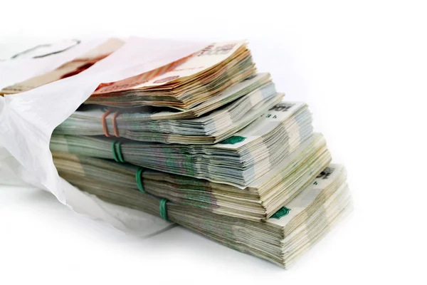 Ryska papper en pengar — Stockfoto