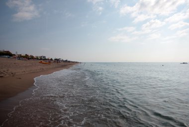 Güneş sahne beach