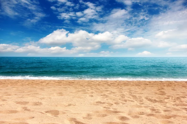 Solar scene beach — Stock Photo, Image