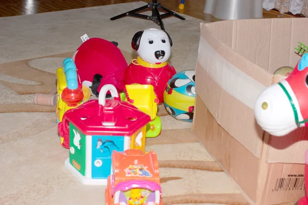 Un tas de jouets pour enfants — Photo