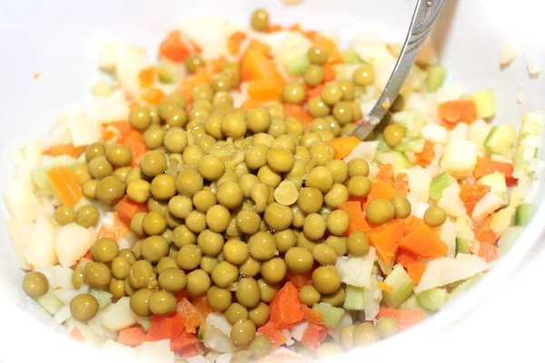 Fresh vegetable salad — Stock Photo, Image