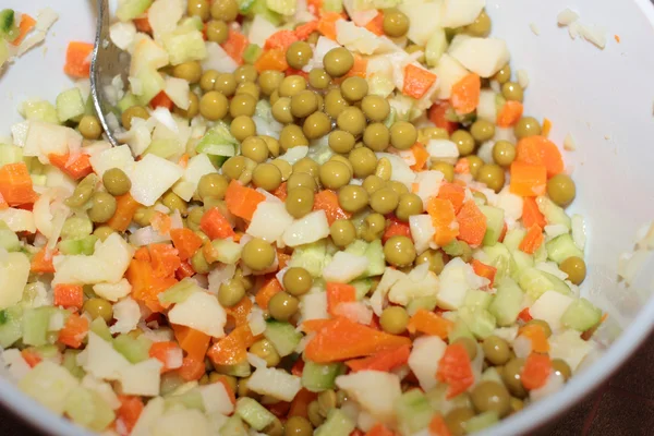 Fresh vegetable salad — Stock Photo, Image