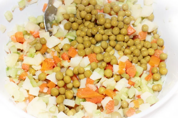 Fresh vegetable salad — Stock Photo, Image