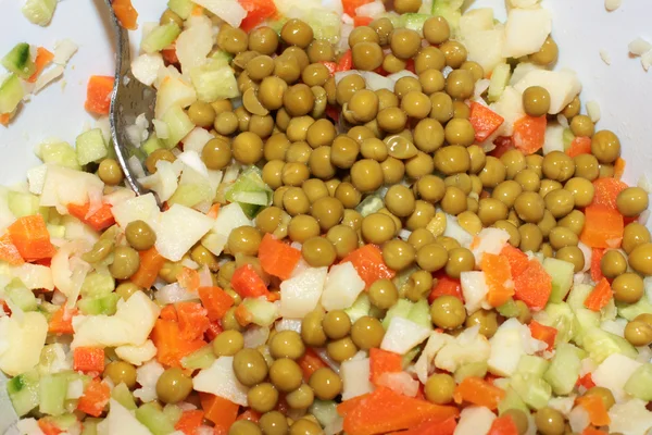 Fresh vegetable salad — Stock Photo, Image