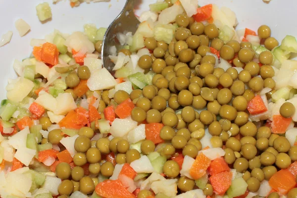 Fresh vegetable salad — Stock Photo, Image