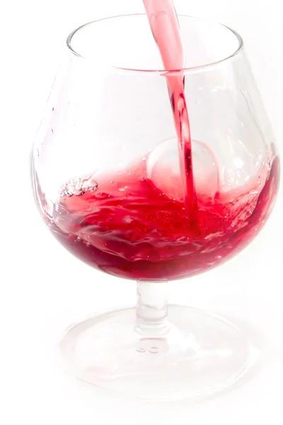 Egy pohár bor. — Stock Fotó