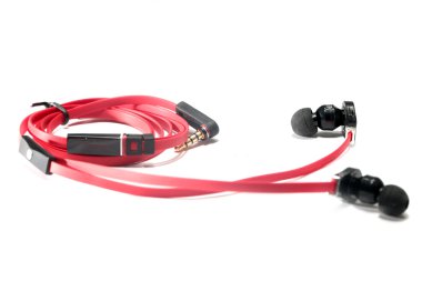 kulaklık parlak kırmızı