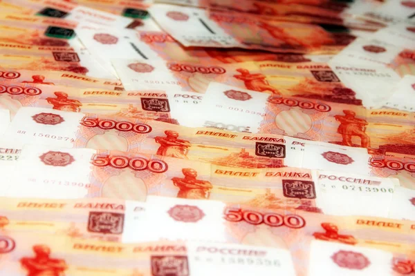 Russian paper money — Stock Photo, Image