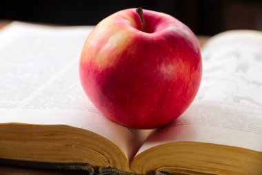 kitap ve elma