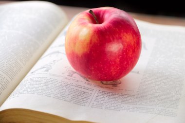 kitap ve elma