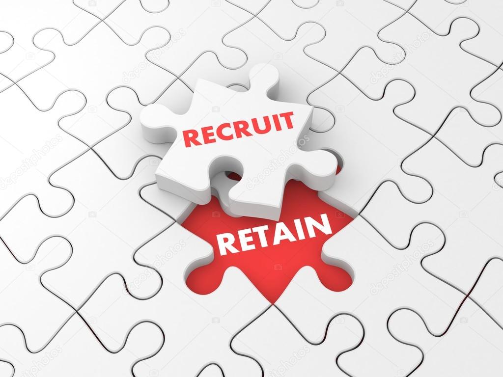 Recruit and retain puzzles