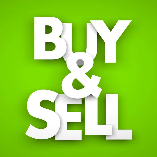 Buy and sell illustration — Stock Photo, Image