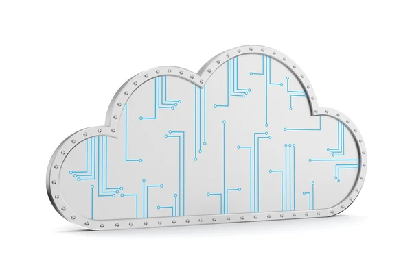 Tecnologia cloud computing — Foto Stock