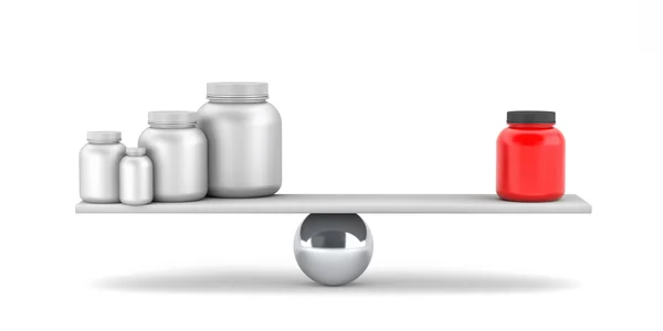 Comparar suplementos y medicamentos —  Fotos de Stock