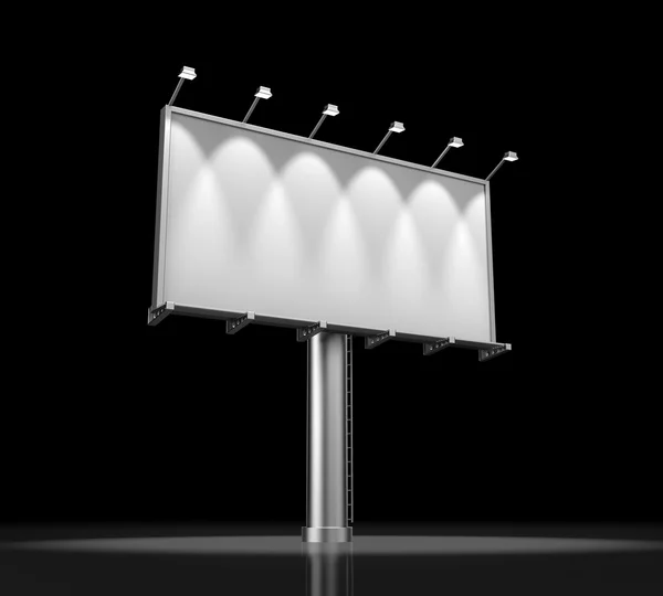 Blank billboard for advertisement — Stock Photo, Image