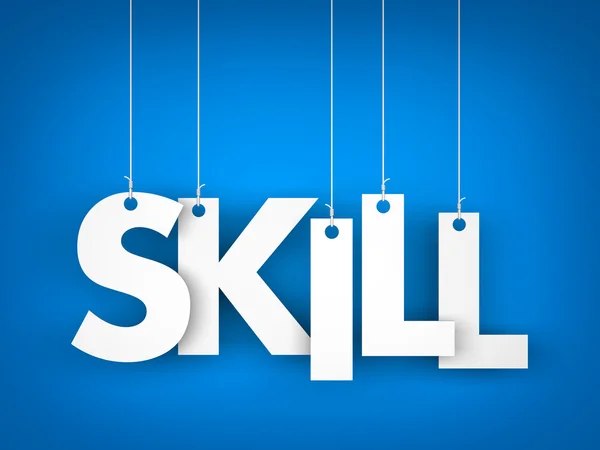 Skill - szót lóg a kötelek — Stock Fotó