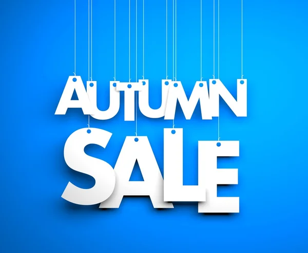 Podzimní prodej - text — Stock fotografie