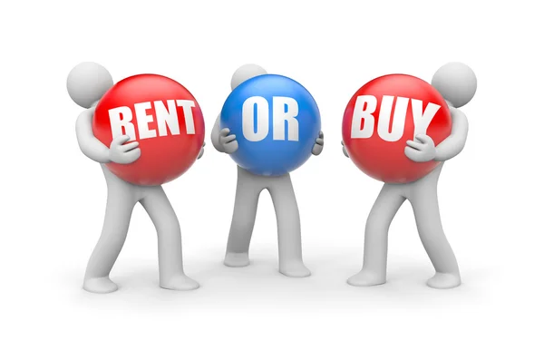 Rent or buy — Stock Photo, Image