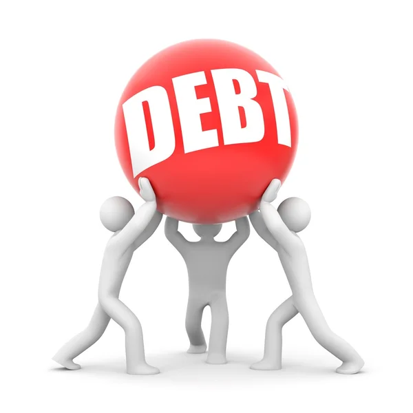 Debt — Stock Photo, Image