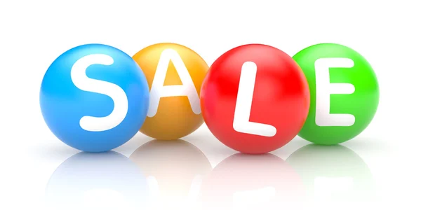 Spheres with word sale — Stock Photo, Image