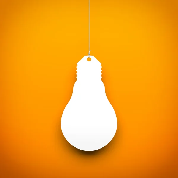 Light bulb opknoping op het touw — Stockfoto