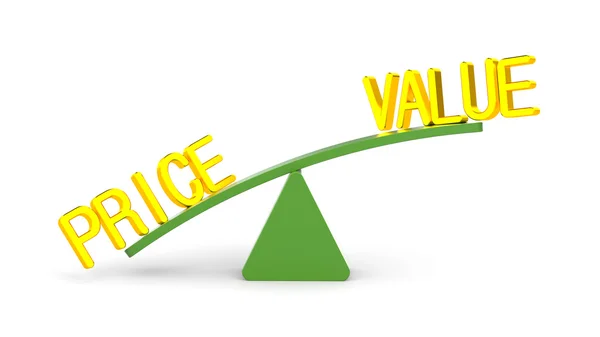 Value and price — Stock Photo, Image