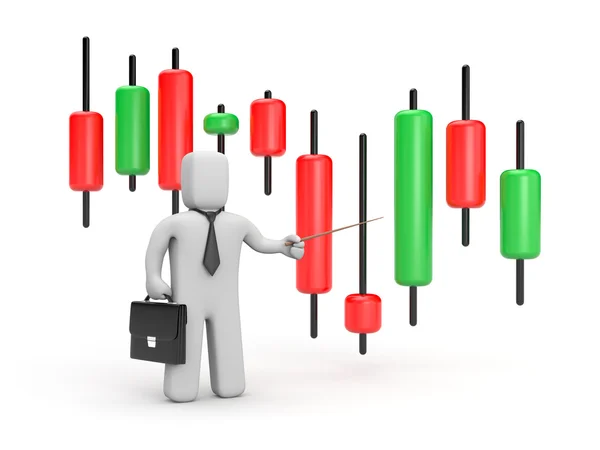 Edukacji Trading. Koncepcja Biznesowa. — Zdjęcie stockowe