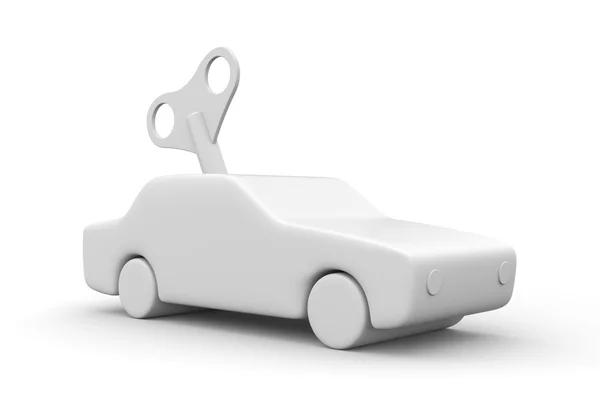 Clockwork car concept — Stock Photo, Image