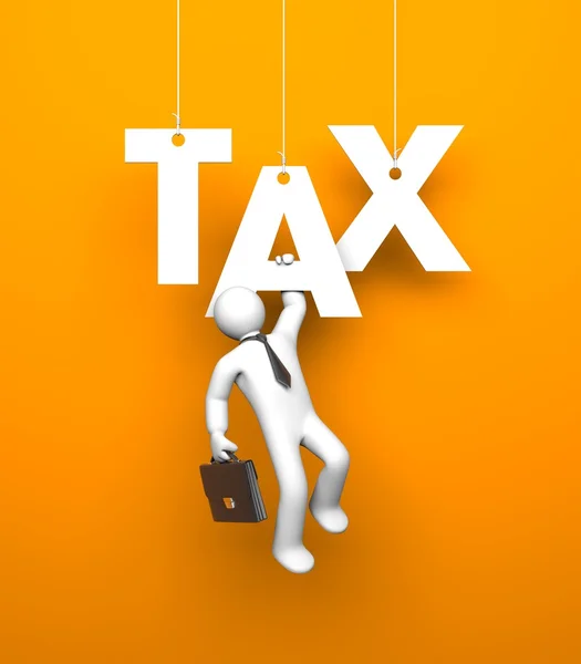Tax. Business metaphor — Stock Photo, Image