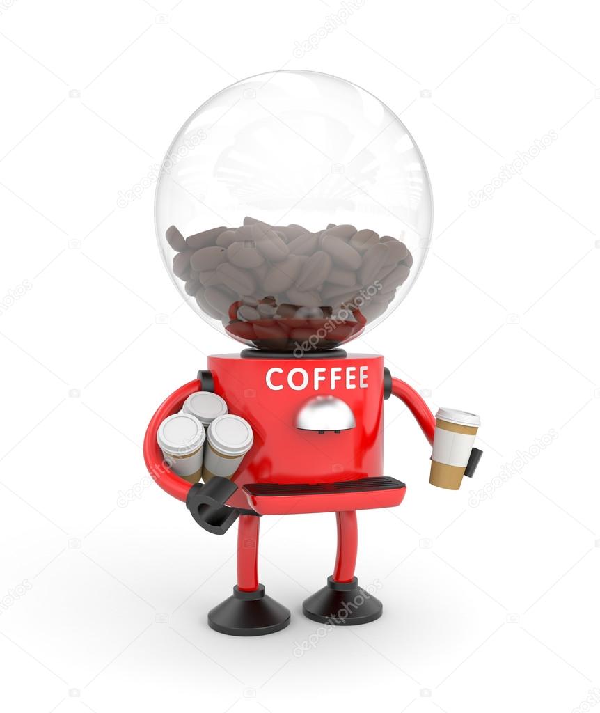 Robot coffee machine