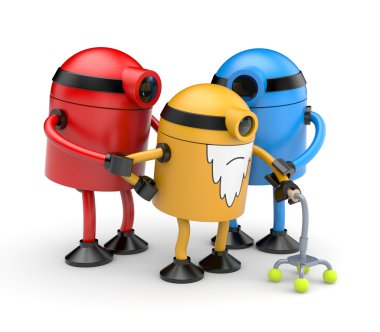 Robotları robotlar Tepegöz yardım eski robot