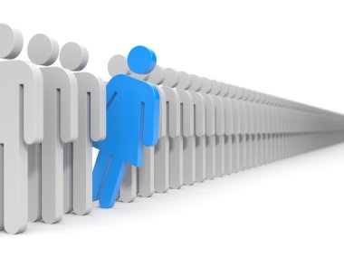 takım lideri. erkek ve kadın