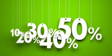 illustration of great sales and discounts