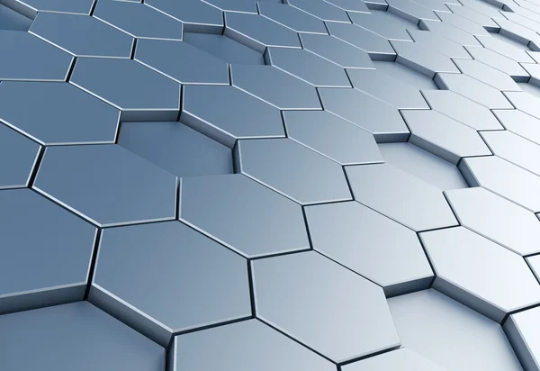 Hexagon background close-up — Stock Photo, Image