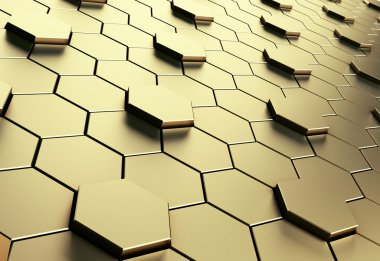 soyut altıgen arka plan