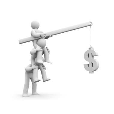 Takım çalışması iş vizyonu