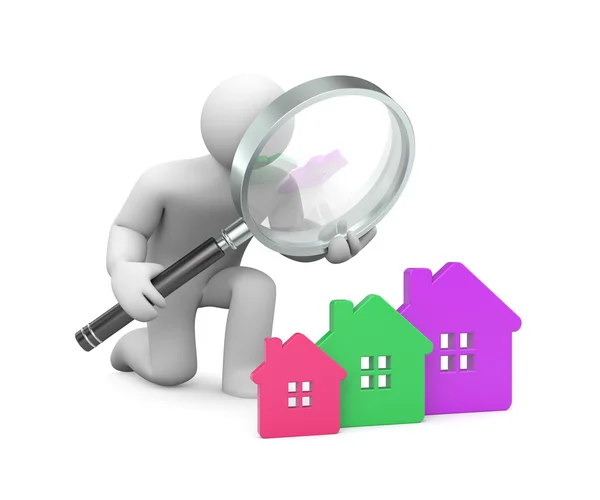 Search new house — Stock Photo, Image